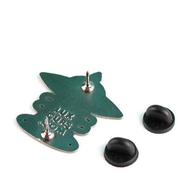 Fun Alien UFO Ship Brooch Retro Pin - Picture 2 of 3